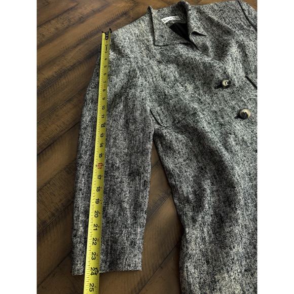 Vintage Christian Dior 3-Piece Silk Suit Set Blazer Skirt Pants Size 16 - Picture 7 of 16